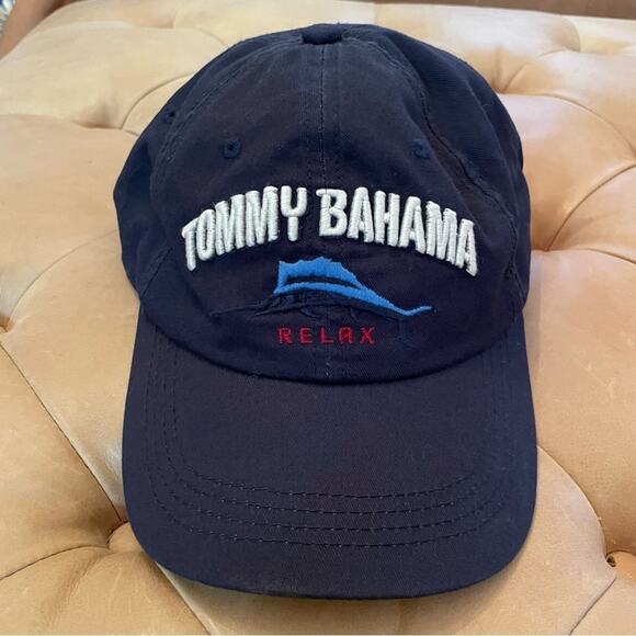 Tommy Bahama Other - Tommy Bahama OS unisex blue white baseball hat swordfish cotton gorpcore outdoor